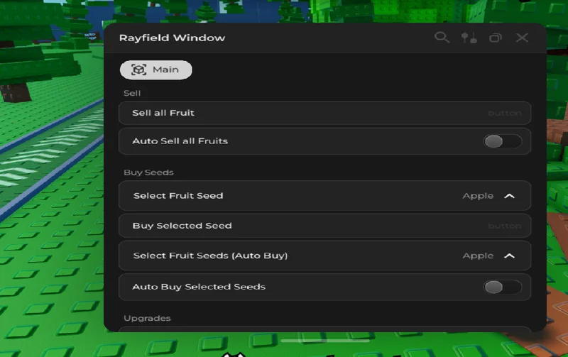 Grow A Forest: Sell All Fruit, Auto Sell All Fruits, Buy Seeds!