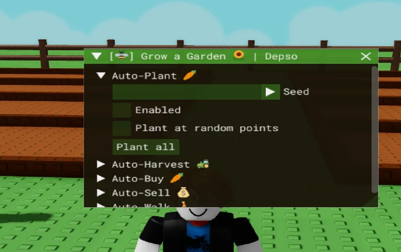 Grow A Garden: Auto Plant, Auto Buy