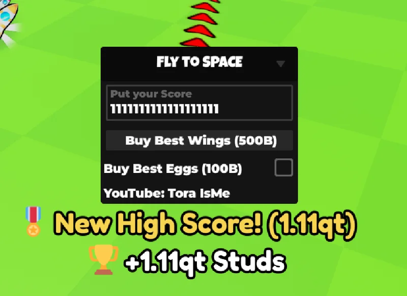 Fly to SPACE: Buy Best Wings, Buy best Eggs!
