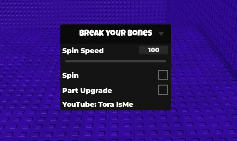 Break your Bones: Spin Speed, Spin, Part Upgrade
