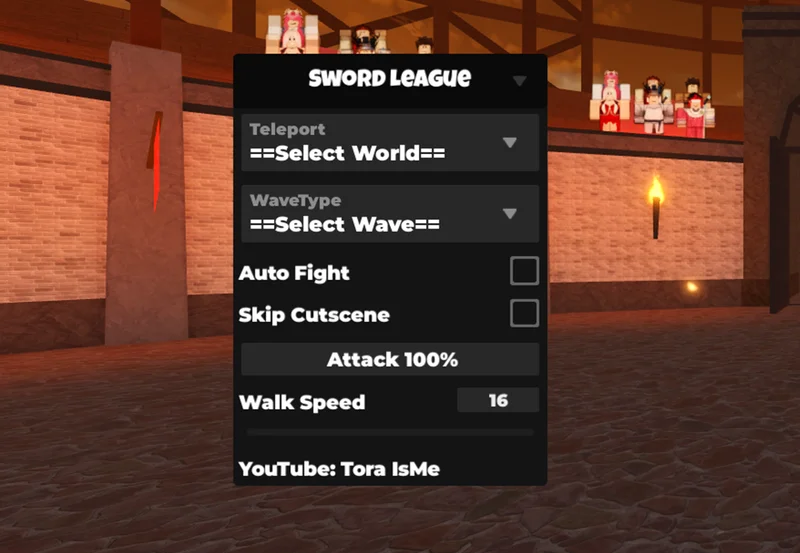 Sword League: Teleport, Auto Fight, Skip Cutscene