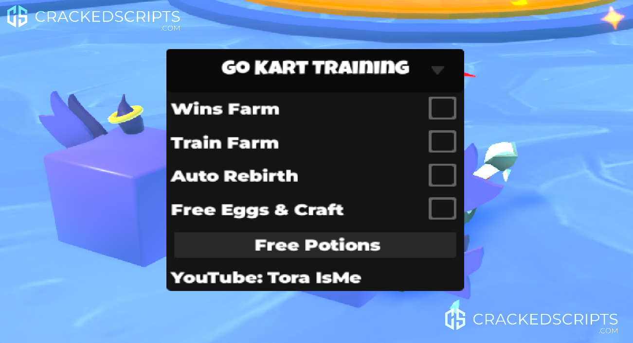 Go Kart Training: Wins Farm, Train Farm, Auto Rebirth, Free Eggs & Craft!