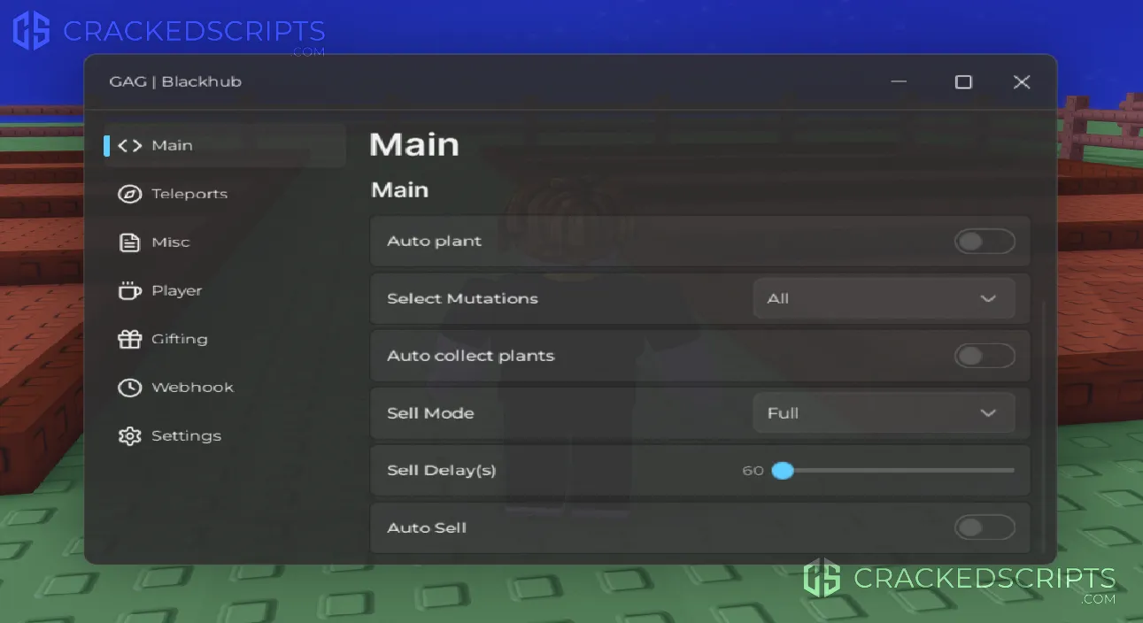 Grow a Garden: Auto Plant, Select Mutations, Auto Collect!