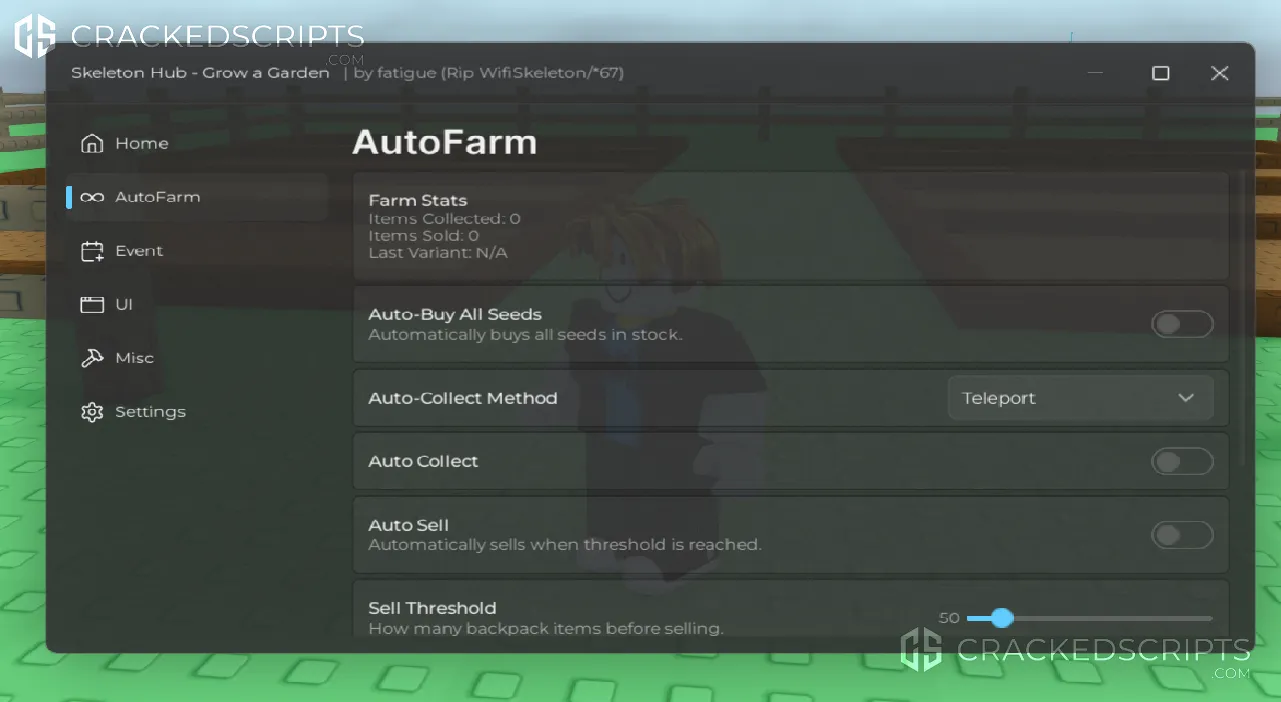 Grow a Garden: Auto Bue All Seeds, Auto Collect!