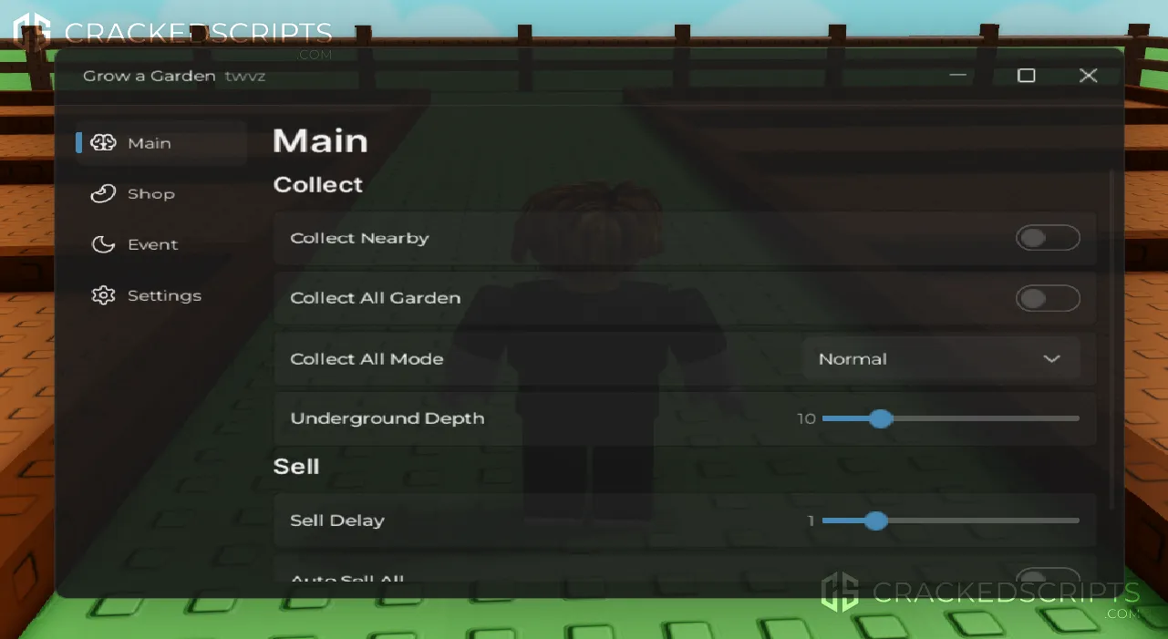 Grow a Garden: Collect Nearby, Collect All Garden, Collect All Mode!