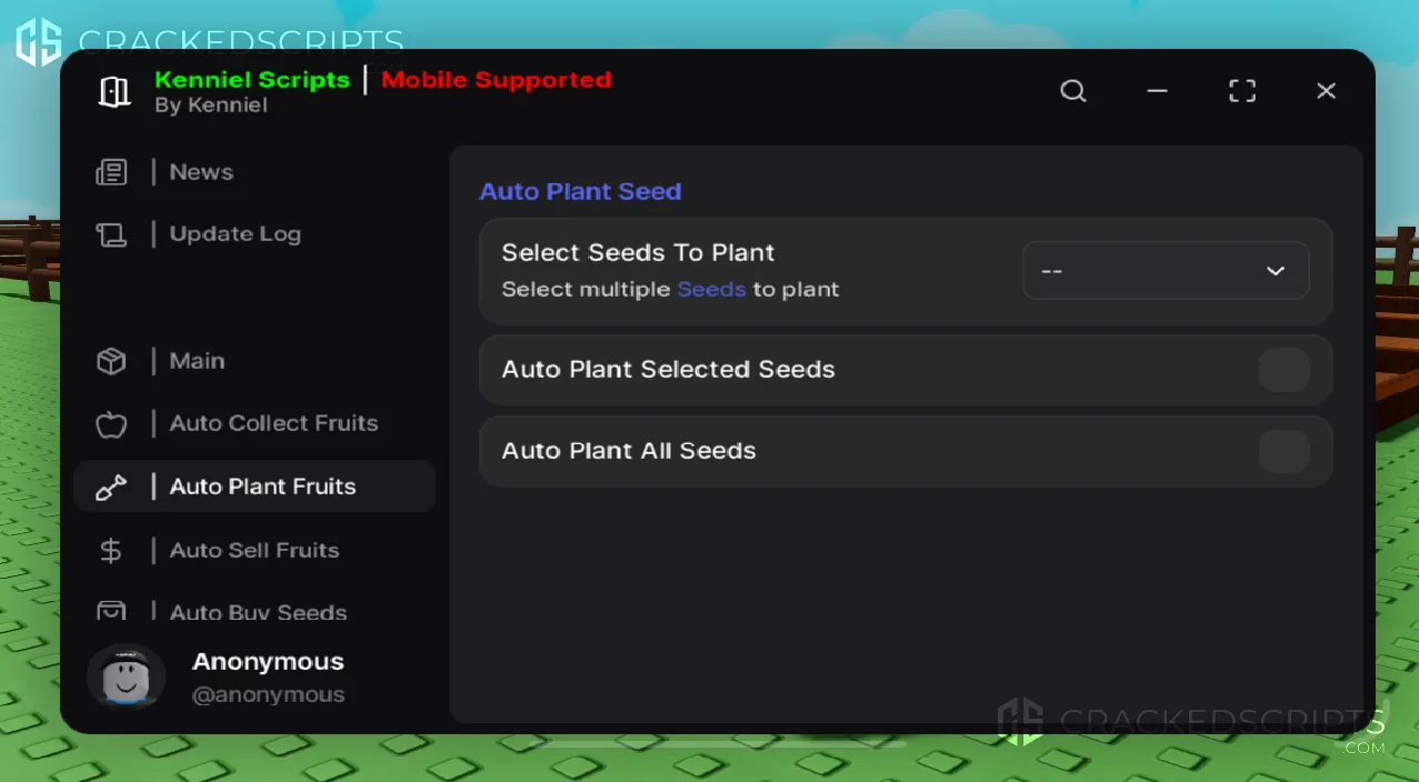 Grow a Garden: Auto Plant, Auto Plant All Seeds!